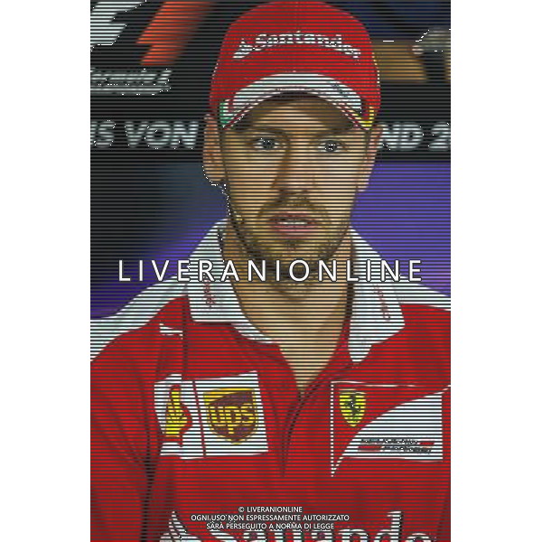 Sebastian Vettel (GER) Ferrari in the FIA Press Conference. 28.07.2016. Formula 1 World Championship, Rd 12, German Grand Prix, Hockenheim, Germany, Preparation Day. AG ALDO LIVERANI SAS ONLY ITALY AG ALDO LIVERANI SAS ONLY ITALY