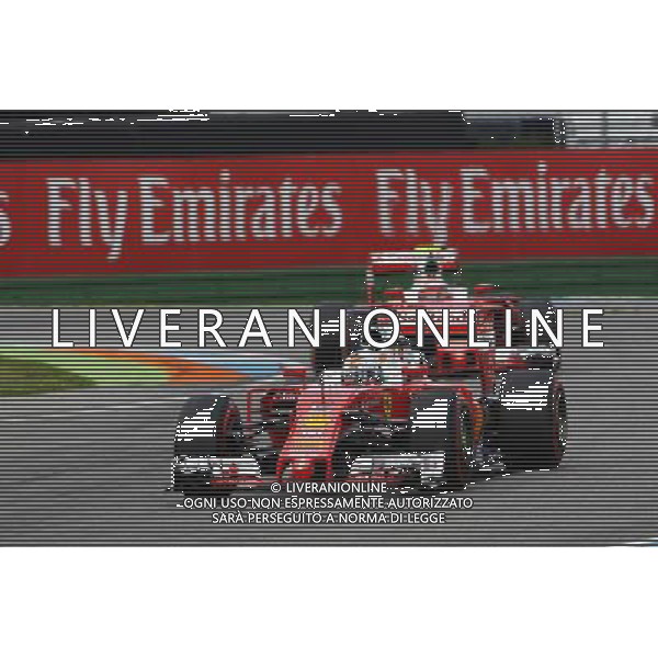 Sebastian Vettel (GER) Ferrari SF16-H leads team mate Kimi Raikkonen (FIN) Ferrari SF16-H. 30.07.2016. Formula 1 World Championship, Rd 12, German Grand Prix, Hockenheim, Germany, Qualifying Day. AG ALDO LIVERANI SAS ONLY ITALY