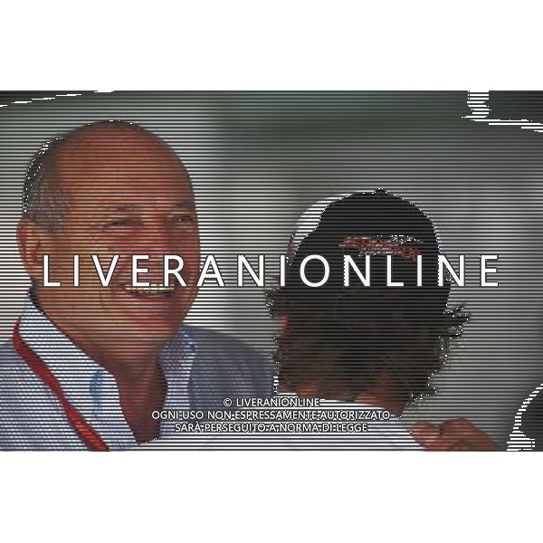 (L to R): Ron Dennis (GBR) McLaren Executive Chairman with Fernando Alonso (ESP) McLaren. 30.07.2016. Formula 1 World Championship, Rd 12, German Grand Prix, Hockenheim, Germany, Qualifying Day. AG ALDO LIVERANI SAS ONLY ITALY
