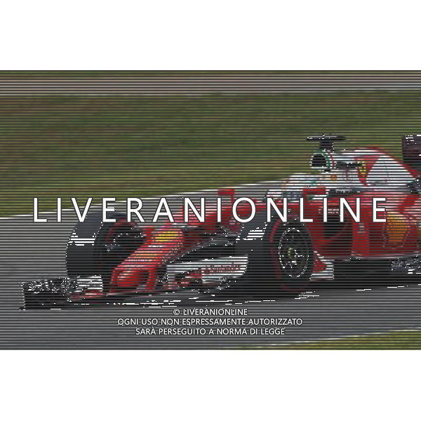 Sebastian Vettel (GER) Ferrari SF16-H with a broken front wing. 30.07.2016. Formula 1 World Championship, Rd 12, German Grand Prix, Hockenheim, Germany, Qualifying Day. AG ALDO LIVERANI SAS ONLY ITALY