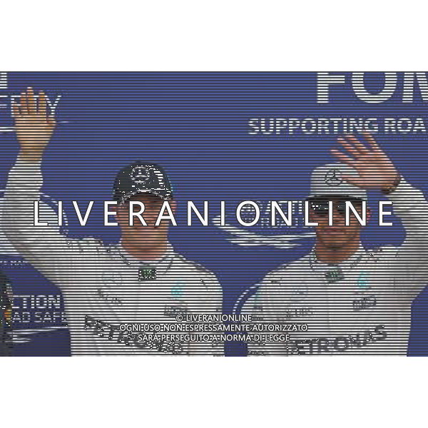Nico Rosberg (GER), Mercedes AMG F1 Team and Lewis Hamilton (GBR), Mercedes AMG F1 Team 30.07.2016. Formula 1 World Championship, Rd 12, German Grand Prix, Hockenheim, Germany, Qualifying Day. AG ALDO LIVERANI SAS ONLY ITALY