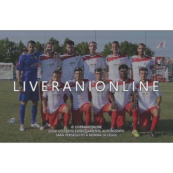 Coppa Italia TIM Cup 2016/2017 Primo Turno Campodarsego (PD) - 30.07.2016 Campodarsego-Maceratese Nella Foto:Maceratese squadra formazione Forte,Ventola,Malaccari,Franchini,Marchetti,Gattari,De Grazia,Quadri,Colombi,Turchetta,Kouko /Ph.Vitez-Ag. Aldo Liverani