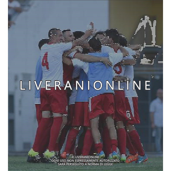 Coppa Italia TIM Cup 2016/2017 Primo Turno Campodarsego (PD) - 30.07.2016 Campodarsego-Maceratese Nella Foto:i giocatori della maceratese festegiano /Ph.Vitez-Ag. Aldo Liverani