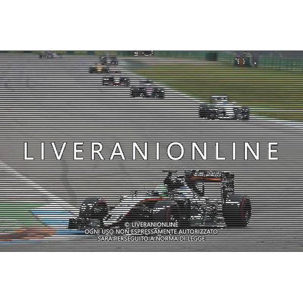Nico Hulkenberg (GER) Sahara Force India F1 VJM09. 31.07.2016. Formula 1 World Championship, Rd 12, German Grand Prix, Hockenheim, Germany, Race Day. AG ALDO LIVERANI SAS ONLY ITALY