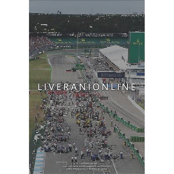 The grid before the start of the race. 31.07.2016. Formula 1 World Championship, Rd 12, German Grand Prix, Hockenheim, Germany, Race Day. AG ALDO LIVERANI SAS ONLY ITALY