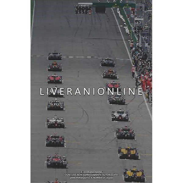 The grid before the start of the race. 31.07.2016. Formula 1 World Championship, Rd 12, German Grand Prix, Hockenheim, Germany, Race Day. AG ALDO LIVERANI SAS ONLY ITALY