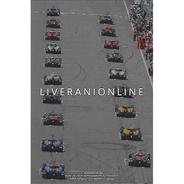 The grid before the start of the race. 31.07.2016. Formula 1 World Championship, Rd 12, German Grand Prix, Hockenheim, Germany, Race Day. AG ALDO LIVERANI SAS ONLY ITALY
