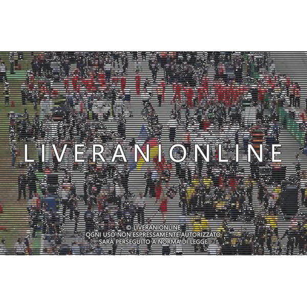 The grid before the start of the race. 31.07.2016. Formula 1 World Championship, Rd 12, German Grand Prix, Hockenheim, Germany, Race Day. AG ALDO LIVERANI SAS ONLY ITALY