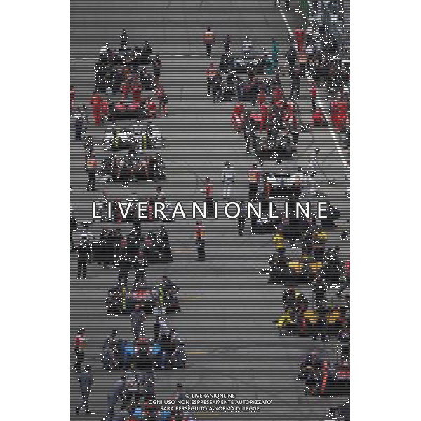 The grid before the start of the race. 31.07.2016. Formula 1 World Championship, Rd 12, German Grand Prix, Hockenheim, Germany, Race Day. AG ALDO LIVERANI SAS ONLY ITALY