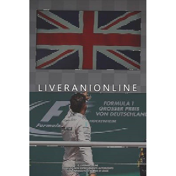 1st place Lewis Hamilton (GBR) Mercedes AMG F1 W07 . 31.07.2016. Formula 1 World Championship, Rd 12, German Grand Prix, Hockenheim, Germany, Race Day. AG ALDO LIVERANI SAS ONLY ITALY