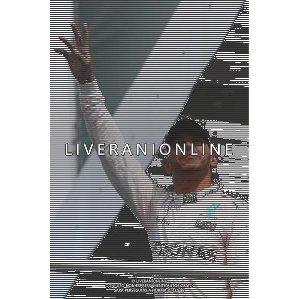 1st place Lewis Hamilton (GBR) Mercedes AMG F1 W07 . 31.07.2016. Formula 1 World Championship, Rd 12, German Grand Prix, Hockenheim, Germany, Race Day. AG ALDO LIVERANI SAS ONLY ITALY