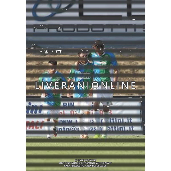 esultanza 1-1 ,Feralpisalo-Reggiana partita coppa italia,salo 31 luglio 2016.Ph Fotolive, Simone Venezia e Filippo Venezia/AGENZIA ALDO LIVERANI SAS FeralpiSalo\' - Reggiana Coppa Italia Tim Cup 31 luglio 2016 