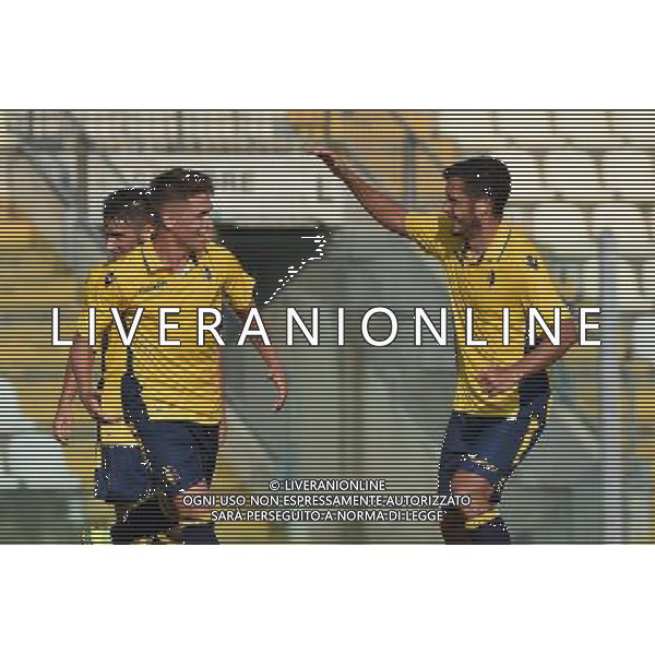 MODENA - FRANCAVILLA COPPA ITALIA TIM CUP 31 LUGLIO 2016 NELLA FOTO ESULTANZA DOPO IL GOL DI TULISSI ©optima oto / AGENZIA ALDO LIVERANI SAS