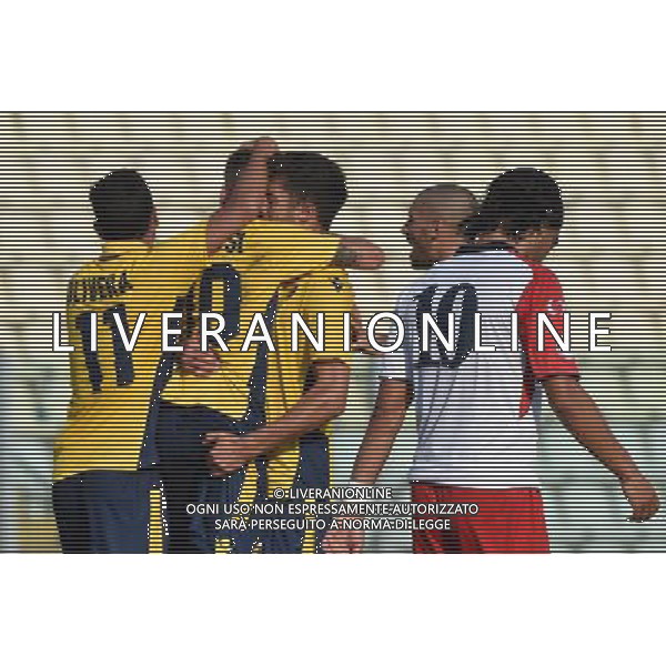 MODENA - FRANCAVILLA COPPA ITALIA TIM CUP 31 LUGLIO 2016 NELLA FOTO ESULTANZA DOPO IL GOL DI TULISSI ©optima oto / AGENZIA ALDO LIVERANI SAS