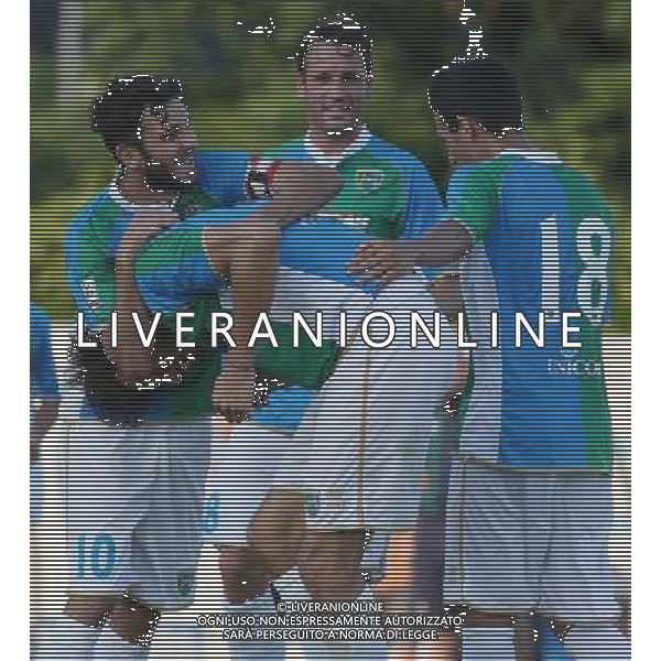 esultanza 2-2 ,Feralpisalo-Reggiana partita coppa italia,salo 31 luglio 2016.Ph Fotolive, Simone Venezia e Filippo Venezia/AGENZIA ALDO LIVERANI SAS FeralpiSalo\' - Reggiana Coppa Italia Tim Cup 31 luglio 2016 