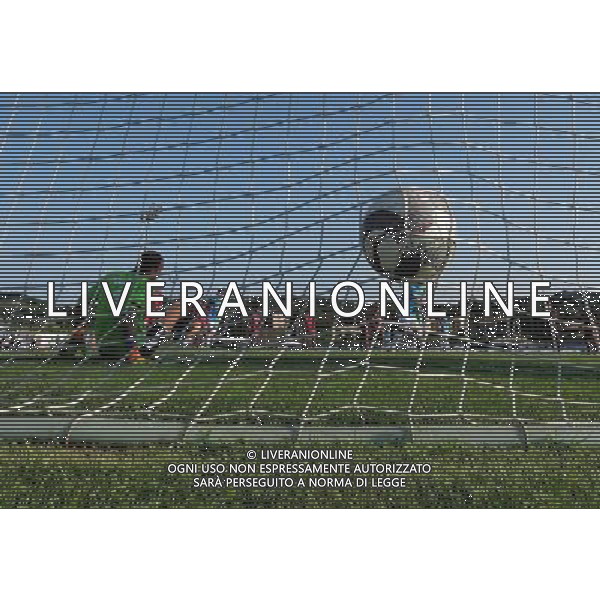 gol 1-1 Bracaletti, Feralpisalo Reggaina coppa Italia, Salo 31 luglio 2016. Ph Fotolive Filippo Venezia/AGENZIA ALDO LIVERANI SAS FeralpiSalo\' - Reggiana Coppa Italia Tim Cup 31 luglio 2016 