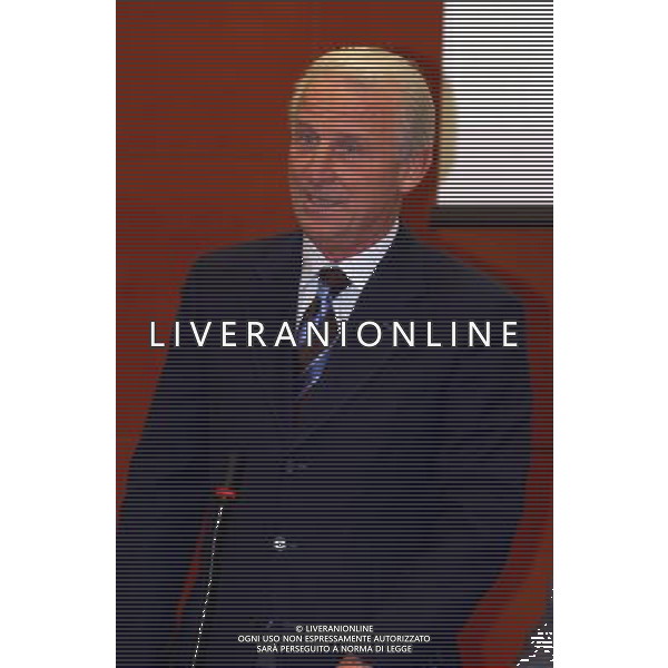 MILANO, 20-05-03 DFP/MARCO DE PONTI PRESENTAZIONE LIBRO GIAMPIERO BONIPERTI: NELLA FOTO GIOVANNI TRAPATTONI AG ALDO LIVERANI SAS