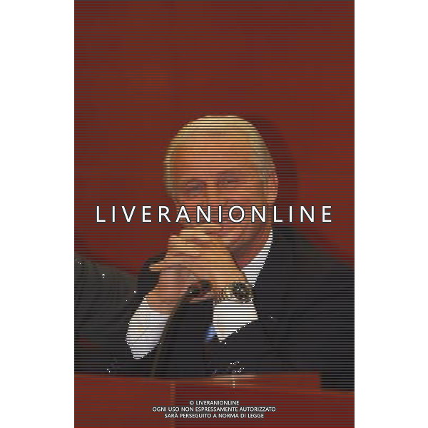 MILANO, 20-05-03 DFP/MARCO DE PONTI PRESENTAZIONE LIBRO GIAMPIERO BONIPERTI: NELLA FOTO GIOVANNI TRAPATTONI AG ALDO LIVERANI SAS