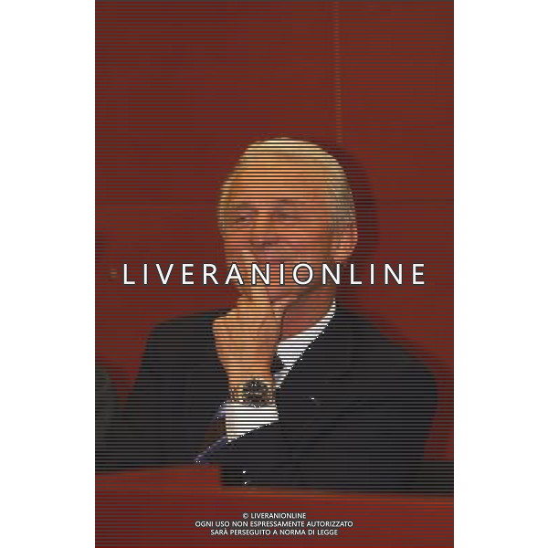 MILANO, 20-05-03 DFP/MARCO DE PONTI PRESENTAZIONE LIBRO GIAMPIERO BONIPERTI: NELLA FOTO GIOVANNI TRAPATTONI AG ALDO LIVERANI SAS