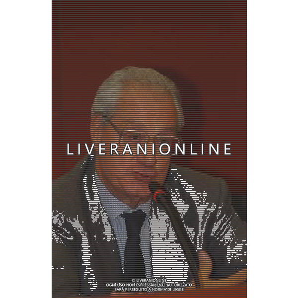 MILANO, 20-05-03 DFP/MARCO DE PONTI PRESENTAZIONE LIBRO GIAMPIERO BONIPERTI: NELLA FOTO CESARE ROMITI AG ALDO LIVERANI SAS