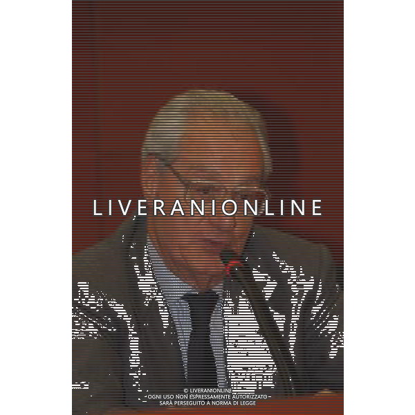 MILANO, 20-05-03 DFP/MARCO DE PONTI PRESENTAZIONE LIBRO GIAMPIERO BONIPERTI: NELLA FOTO CESARE ROMITI AG ALDO LIVERANI SAS
