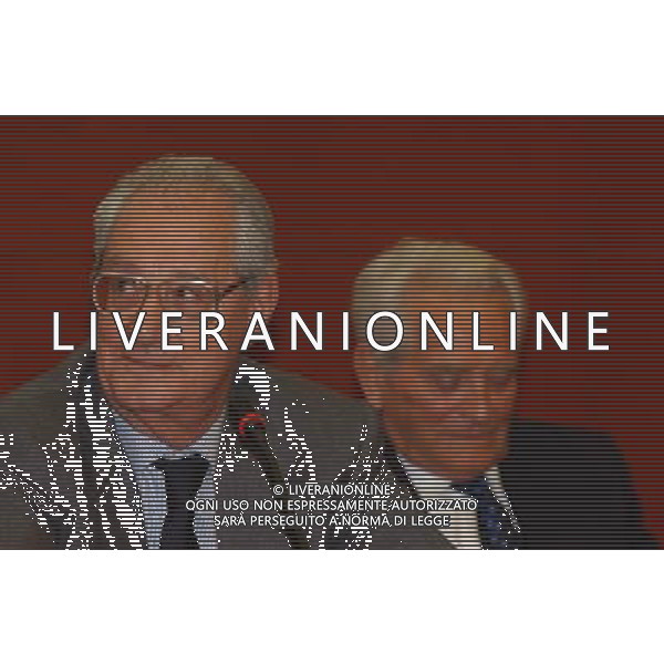 MILANO, 20-05-03 DFP/MARCO DE PONTI PRESENTAZIONE LIBRO GIAMPIERO BONIPERTI: NELLA FOTO CESARE ROMITI AG ALDO LIVERANI SAS