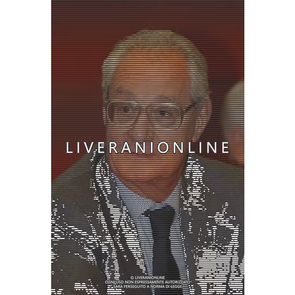 MILANO, 20-05-03 DFP/MARCO DE PONTI PRESENTAZIONE LIBRO GIAMPIERO BONIPERTI: NELLA FOTO CESARE ROMITI AG ALDO LIVERANI SAS