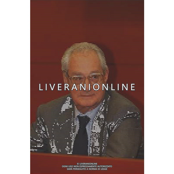 MILANO, 20-05-03 DFP/MARCO DE PONTI PRESENTAZIONE LIBRO GIAMPIERO BONIPERTI: NELLA FOTO CESARE ROMITI AG ALDO LIVERANI SAS