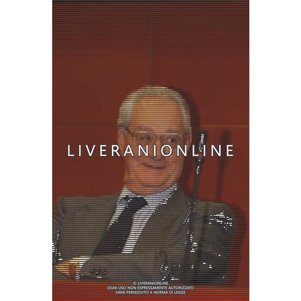 MILANO, 20-05-03 DFP/MARCO DE PONTI PRESENTAZIONE LIBRO GIAMPIERO BONIPERTI: NELLA FOTO CESARE ROMITI AG ALDO LIVERANI SAS