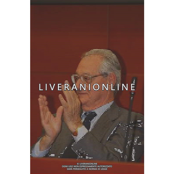 MILANO, 20-05-03 DFP/MARCO DE PONTI PRESENTAZIONE LIBRO GIAMPIERO BONIPERTI: NELLA FOTO CESARE ROMITI AG ALDO LIVERANI SAS