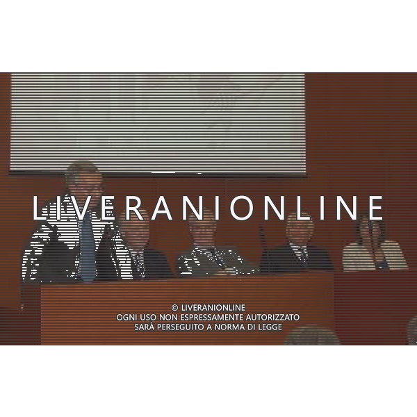 MILANO, 20-05-03 DFP/MARCO DE PONTI PRESENTAZIONE LIBRO GIAMPIERO BONIPERTI: NELLA FOTO CANDIDO CANNAVO-CESARE ROMITI -GIAMPIERO BONIPERTI GIOVANNI TRAPATTONI ED ENRICA SPERONI AG ALDO LIVERANI SAS