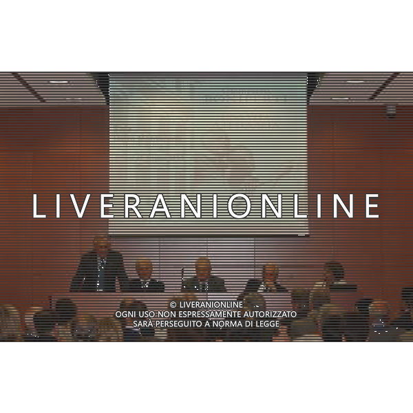 MILANO, 20-05-03 DFP/MARCO DE PONTI PRESENTAZIONE LIBRO GIAMPIERO BONIPERTI: NELLA FOTO CANDIDO CANNAVO-CESARE ROMITI -GIAMPIERO BONIPERTI GIOVANNI TRAPATTONI ED ENRICA SPERONI AG ALDO LIVERANI SAS