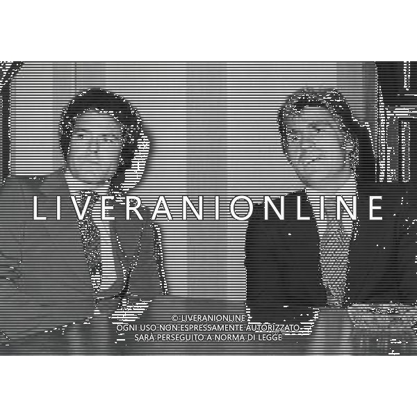 RETROSPETTIVA GUSTAVO GIAGNONI ALLENATORE CALCIO NELLAFOTO GUSTAVO GIAGNONI CON NINO BENVENUTI AG ALDO LIVERANI SAS