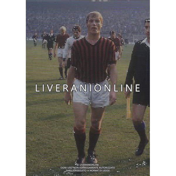 RETROSPETTIVA ROMEO BENETTI CALCIATORE NELLA FOTO ROMEO BENETTI AG ALDO LIVERANI SAS