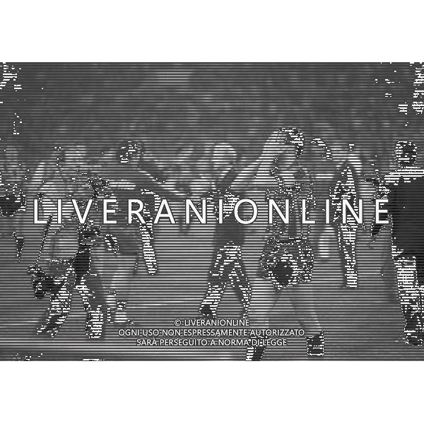 ROMA FINALE DI COPPA UEFA ROMA INTER 1990-1991 NELLA FOTO GIUSEPPE BERGOMI A FINE GARA AG ALDO LIVERANI SAS