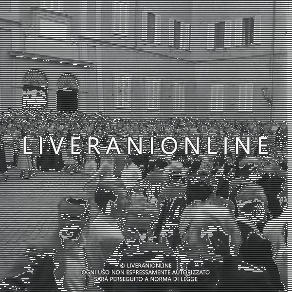 CASTEL GANDOLFO RESIDENZA DEL PAPA PIO XII 1950 NELLA FOTO PIO XII A CASTEL GANDOLFO AG ALDO LIVERANI SAS