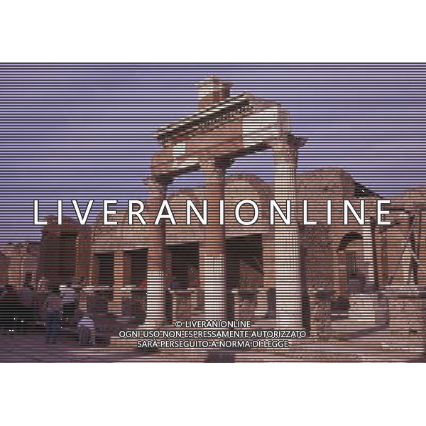 CAMPANIA -POMPEI NELLA FOTO POMPEI- IL MACELLUM AG ALDO LIVERANI SAS