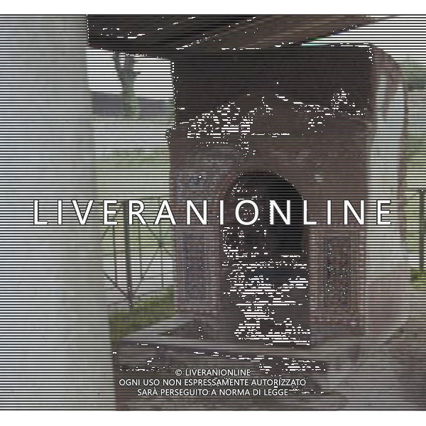 CAMPANIA -POMPEI NELLA FOTO POMPEI-FONTANA A MOSAICO AG ALDO LIVERANI SAS