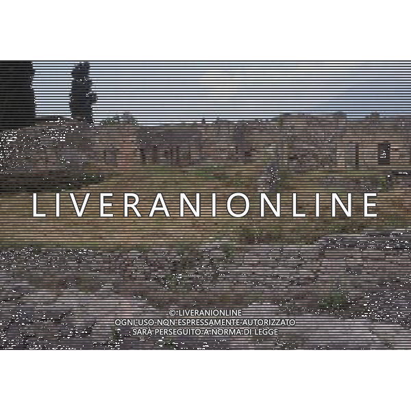 CAMPANIA-POMPEI NELLA FOTO POMPEI-PANORAMICA DEL TEATRO PICCOLO AG ALDO LIVERANI SAS