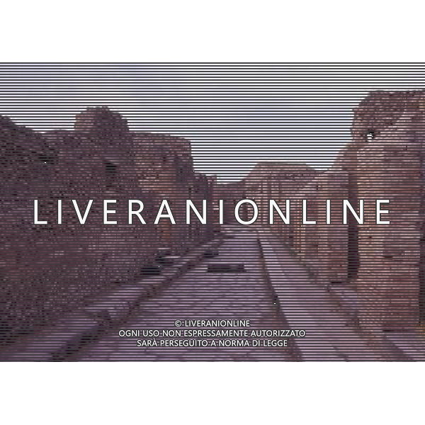 CAMPANIA-POMPEI NELLA FOTO POMPEI-VICOLO DEL LUPANARE AG ALDO LIVERANI SAS