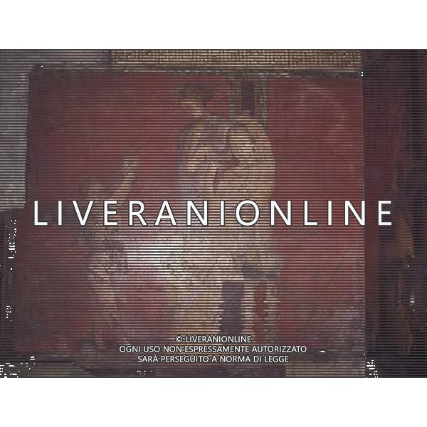 CAMPANIA-POMPEI NELLA FOTO POMPEI-VILLA DEI MISTERI SALA DEL GRANDE DIPINTO AG ALDO LIVERANI SAS