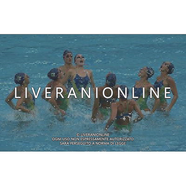 Giochi della XXXI Olimpiade Rio de Janeiro04/08/2016 nella foto allenamenti prima dell\'inizio delle olimpiadi del nuoto sincronizzato e tuffi FOTO MASSIMILIANO VITEZ-AG ALDO LIVERANI 