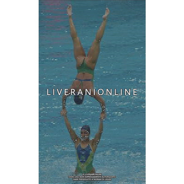 Giochi della XXXI Olimpiade Rio de Janeiro04/08/2016 nella foto allenamenti prima dell\'inizio delle olimpiadi del nuoto sincronizzato e tuffi FOTO MASSIMILIANO VITEZ-AG ALDO LIVERANI 