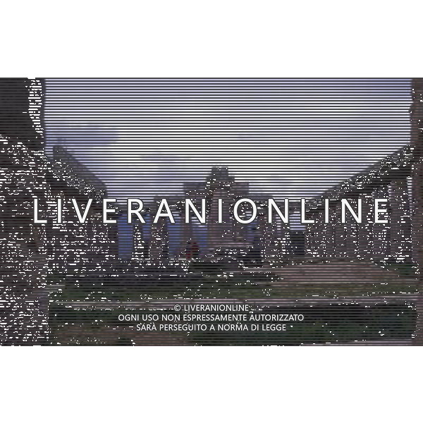 CAMPANIA-PAESTUM NELLA FOTO BASILICA AG ALDO LIVERANI SAS