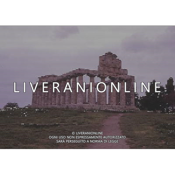 CAMPANIA -PAESTUM NELLA FOTO IL TEMPIO CERERE AG ALDO LIVERANI SAS