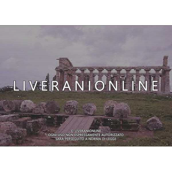 CAMPANIA -PAESTUM NELLA FOTO IL TEMPIO CERERE AG ALDO LIVERANI SAS