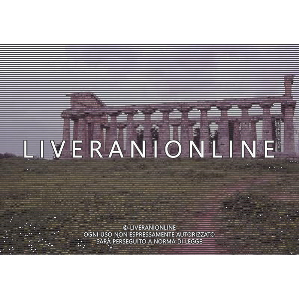 CAMPANIA -PAESTUM NELLA FOTO IL TEMPIO CERERE AG ALDO LIVERANI SAS