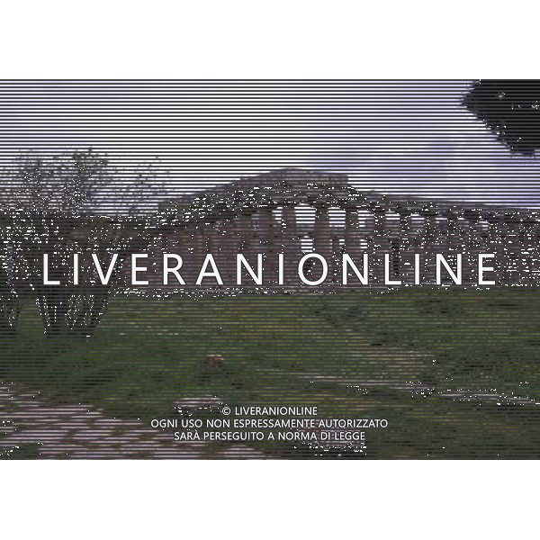 CAMPANIA-PAESTUM NELLA FOTO TEMPIO DI NETTUNO AG ALDO LIVERANI SAS