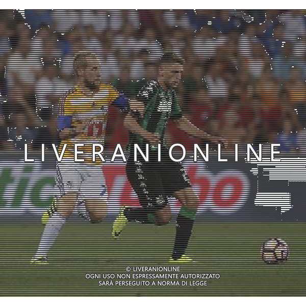 SASSUOLO - LUCERNA PRELIMINARI UEFA EUROPA LEAGUE 04 AGOSTO 2016 NELLA FOTO DOMENICO BERARDI E NEUMAYR ©GS/AGENZIA ALDO LIVERANI SAS