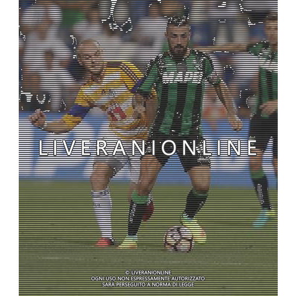 SASSUOLO - LUCERNA PRELIMINARI UEFA EUROPA LEAGUE 04 AGOSTO 2016 NELLA FOTO MAGNANELLI E SCHNEUWLY MARCO ©GS/AGENZIA ALDO LIVERANI SAS
